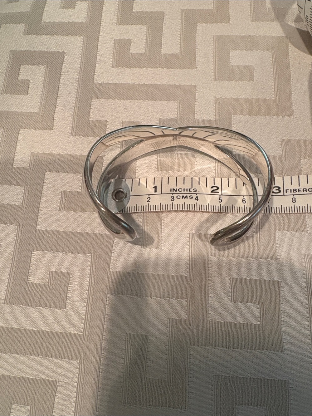 EUC James Avery Sterling Silver Infinity Cuff Bracelet - Picture 7 of 9